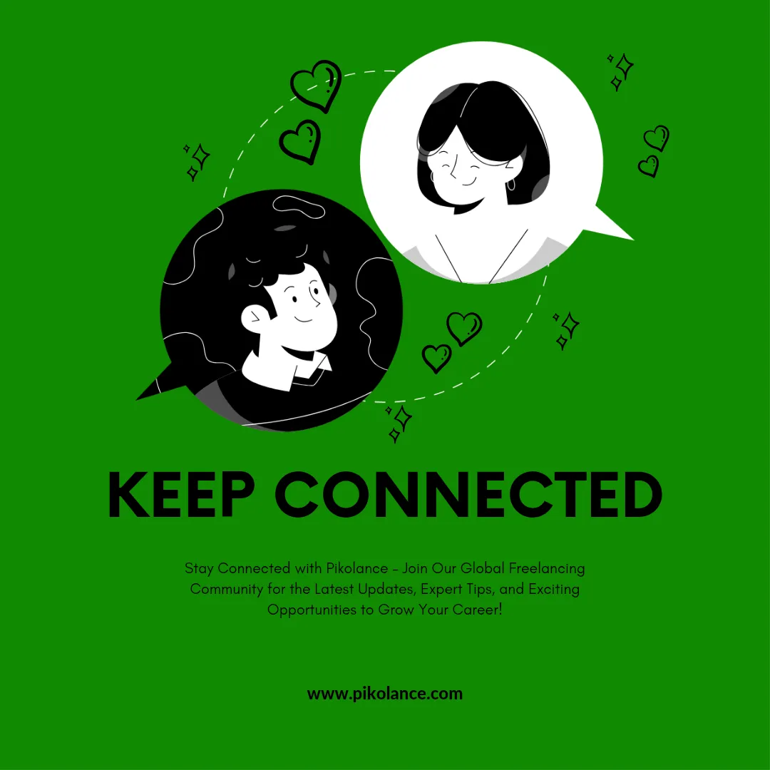 Follow Pikolance on Social Media for Updates & Freelance Opportunities